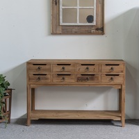 INNOVA ferme style naturel hôtel maison couloir multi tiroirs rustique recyclé pin bois console meubles de table