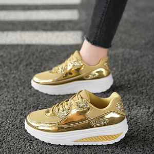 Baskets de sport tendance à lacets pour femmes, souples, durables, antidérapantes, respirantes, avec doublure en maille, confortables pour le sport et les activités de plein air toute l'année - Product Image 4