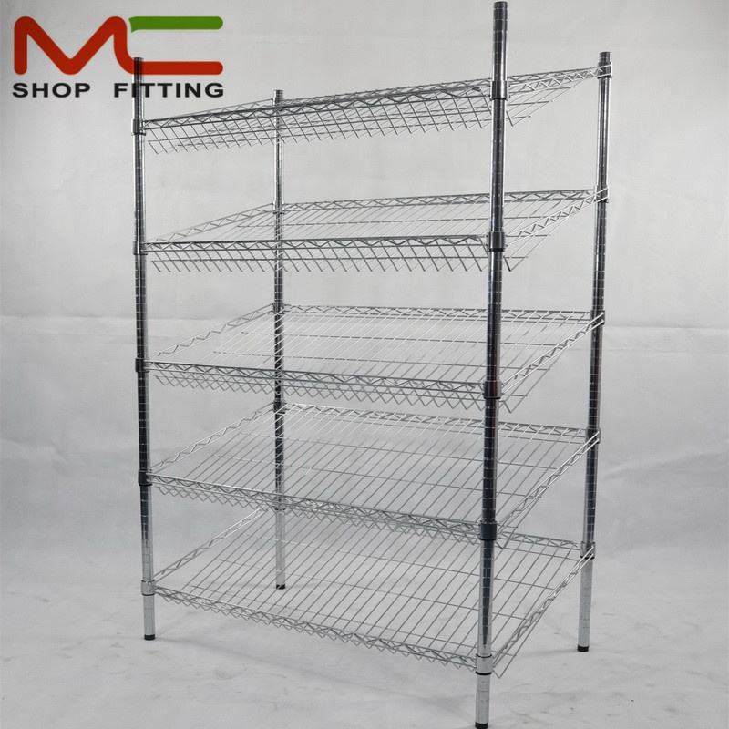 NSF 5-Level Chrome Plated Wire Racks for Corrosion Protection