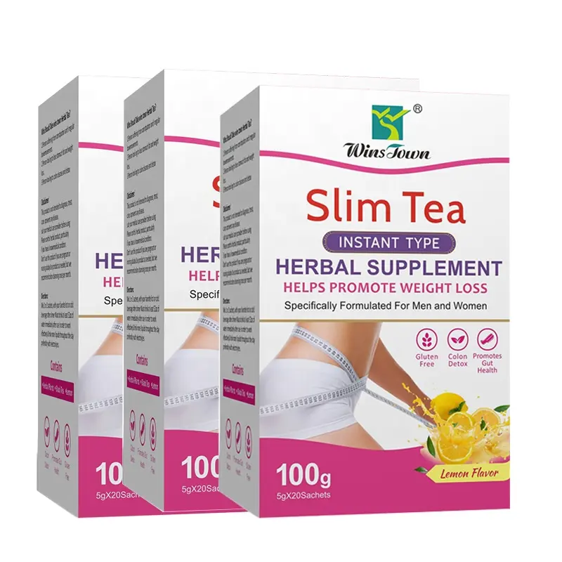 Fast slim tea lose weight chinese organic herbal slimming tea weight loss detox flat stomach Lemon instant slimming green tea