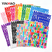Autocollants en vinyle imperméables personnalisés, lettres autocollantes, alphabet, bricolage, journal, artisanat, scrapbooking, cadeau, autocollants découpés à la forme
