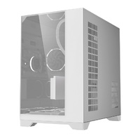 Estilo popular Gaming Pc Case Full Tower Gabinete de computadora de escritorio Funda de computadora Funda blanca