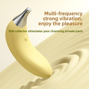 Vibrateur sans fil en forme de banane, dispositif de masturbation, vibromasseur en silicone, vibromasseur pour femmes lesbiennes - Product Image 4