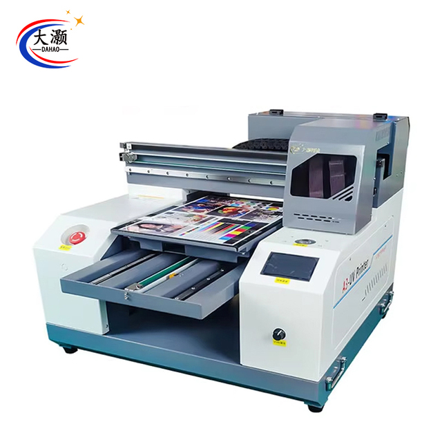New High Quality DAHAO A3 Mini Multifunction UV Inkjet Tube/Card/Leather/Flex Label Printer XP600 Head Automatic 3-Year Warranty