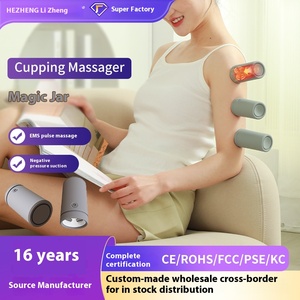 Venta caliente patentado eléctrico recargable hogar meridiano masajeador ventosas inteligentes succión universal masaje transfronterizo - Product Image 5