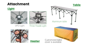 10x10ft 10x20 Lều in gazebo ngoài trời tổ chức sự kiện nhôm tùy chỉnh thương mại hiển thị gấp với tường bật lên tán cho doanh số bán hàng tùy chỉnh - Product Image 6