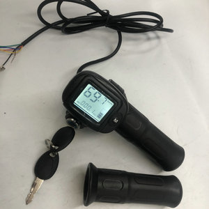 Xe đạp điện hiển thị + ga Scooter Accelerator MTB bộ phận 36v48v60v điện áp có thể điều chỉnh hiển thị tốc độ và mức độ pin ODO - Product Image 2