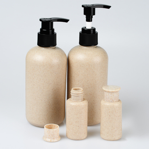 Envase Cosmético Vacío Ecológico de 50ml 100ml 150ml de Paja de Trigo Degradable, Tarro de Plástico para Crema para Embalaje - Product Image 2