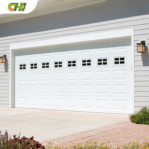 Puerta de <span class=keywords><strong>Garaje</strong></span> Seccional de Acero Aislada CHI OEM ODM 16x7 Panel Liso con Ventanas Certificación UL325 Puerta de <span class=keywords><strong>Garaje</strong></span> Doble - Product Image 5