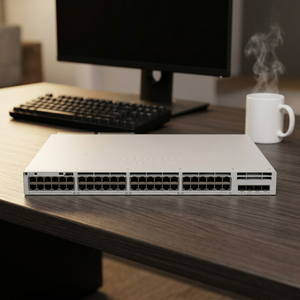 Commutateur réseau Catalyst 9300L 24 ports 8M Gig Network Essentials 4x10G Uplink C9300L-24UXG-4X-E - Product Image 1