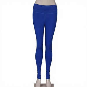 <b>Flare</b> Pants High Waist Plus Size Solid Eco-Friendly Spandex/Polyester Reversible Seamless Breathable Quick Dry Anti-Bacterial - Product Image 1
