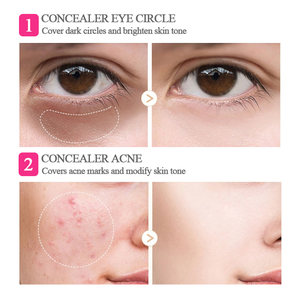 맞춤 개인 라벨 페이스 메이크업 오일 컨트롤 풀 커버리지 보습 액체 컨실러 남여 공용 메이크업 페이스 크림 롱 크림 - Product Image 2