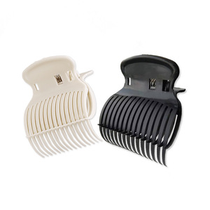 Pince à cheveux isolante thermiquement pour la teinture, la permanente et le conditionnement, en plastique, pour usage en salon, blanche - Product Image 4