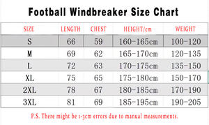 Popular Venta caliente chaquetas de fútbol Factory Outlets Turtle Neck Soccer Windbreaker para adultos Unisex Chaqueta De <span class=keywords><strong>Futbol</strong></span> a prueba de viento - Product Image 6