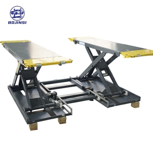 Elevador de Tijera Móvil Hidráulico de Perfil Bajo y Ultrafino de Alta Calidad y Gran Resistencia de 4 Toneladas BJS BJS2828-MB40 con Elevación de 40 Pulgadas - Product Image 3