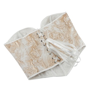 Culotte de contrôle de mise en forme du corps imprimé or sans bretelles pour femmes Sexy bustier tubulaire avec corps respirant et ferme - Product Image 4