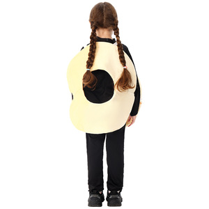 Costume de donut pour enfants, tenue de cosplay d'Halloween, motif paillettes roses, vêtement de performance, taille moyenne - Product Image 4