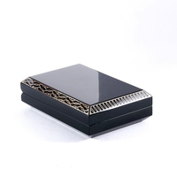 Caja de Regalo de Madera Ecológica de Lujo para Joyas, Gafas, Piedras Preciosas, Pendientes, Pulseras y Perfumes - Tamaño y Color Personalizables con Logotipo