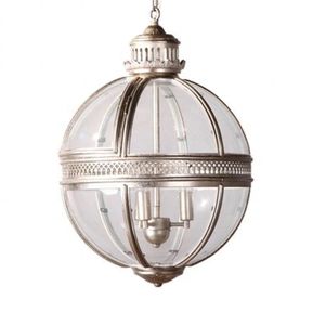 American Retro Restaurant Bar Cafe Vintage Industrial Glass Globe Hanging Pendant Light Metal Chandelier - Product Image 5