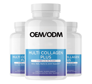 Suplementos de colágeno múltiple para apoyar la piel del cabello, uñas, articulaciones, Colágeno Hidrolizado para mujeres con tipos I, II, III, V y X - Product Image 5