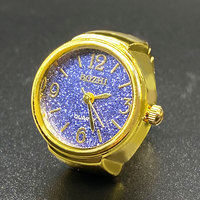 Yiwu DAICY Usine en gros Offre Spéciale mode montre anneau alliage plaqué or femmes hommes bague montre