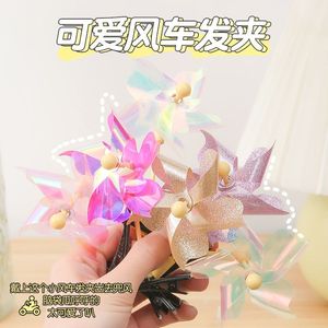 Barrettes à cheveux en plastique motif fleur pour enfants, cadeau printemps 2023, origine Yiwu - Product Image 5