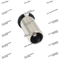 Connecteur femelle DC étanche haute intensité de marque ZX, prise de 70 mm de diamètre extérieur en PBT et cuivre