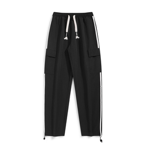 Logotipo personalizado Primavera nuevos monos americanos sueltos Joker pantalones casuales hombres de alta calidad sexy guapo pantalones a rayas moda - Product Image 1