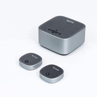TONGVEO Altavoz de Conferencia USB Bluetooth 5.0 con 2 Micrófonos de Extensión, 8 Matrices de Micrófonos, 8000mAH, Radio de Cobertura de 9m