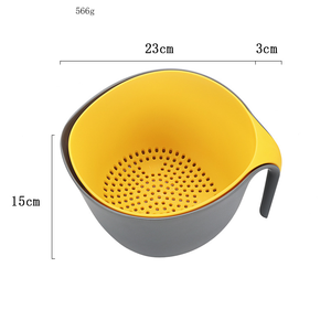 Séchoir à vaisselle jetable 2 en <span class=keywords><strong>1</strong></span> Écologique Organisateur de bols de rangement pour évier avec ensemble de bols de rangement pour mélanger <span class=keywords><strong>Passoire</strong></span> pour camping - Product Image 6