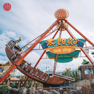 Équipement <span class=keywords><strong>de</strong></span> parc d'attractions extérieur attrayant : Manèges Familiaux Viking Swinging Ship et Pirate Boat à vendre - Product Image 4