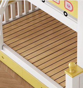 Lit superposé multifonctionnel en bois massif pour enfants, simple avec échelle, armoire, lit de maman, meubles de chambre à coucher - Product Image 4