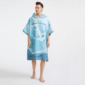 Peignoir à manches imprimées Absorbant à séchage rapide natation peignoir coupe-vent <span class=keywords><strong>Cape</strong></span> à capuche <span class=keywords><strong>adulte</strong></span> Les hommes peuvent porter une <span class=keywords><strong>cape</strong></span> <span class=keywords><strong>de</strong></span> serviette <span class=keywords><strong>de</strong></span> <span class=keywords><strong>bain</strong></span> - Product Image 5
