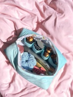 Sac à cosmétiques personnalisé tendance 2026, doux, confortable, grande capacité, rembourrage épais, durable, élégant, trousse à outils pour cheveux