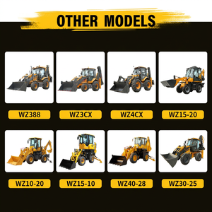 Livraison Gratuite 5 CE EPA Mini-chargeuse-pelleteuse araignée 4x4, Mini-tracteur hydraulique, Rétrocaveuse WZ30-40, Mini-chargeuse-pelleteuse EPA - Product Image 3