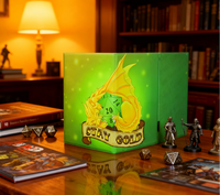 Accessoire Dragon et Donjons DND, impression intégrale 5 couleurs, écran DM personnalisé en cuir pour joueur de table D D