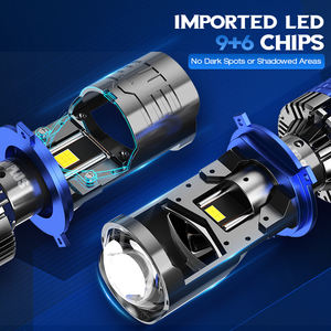 Custom 6500K H4 65W 40000lm Plug And Play Chips de enfoque alto buen tipo de luz Led faro Mini lente con ventilador de refrigeración - Product Image 3