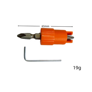 Yili Hardware – embout de positionnement en forme de croix orange, mandrin à changement rapide pour perceuse à pistolet, en plastique - Product Image 2