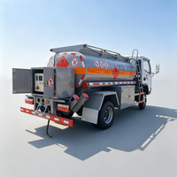 Camión Cisterna de Combustible Diésel Móvil de 6CBM con Dispensador de Combustible Digital, Camión de Reabastecimiento para Obras de Construcción
