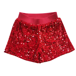 SS0098 red sequin shorts high quality wholesale new innovations good price cargo shorts kids