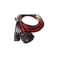 7287-1990-30 Kabel Adaptor 2 Pin Inti Tembaga PVC Tahan Air Perakitan Kabel dengan Peringkat IP67 untuk Baterai Arus Tinggi