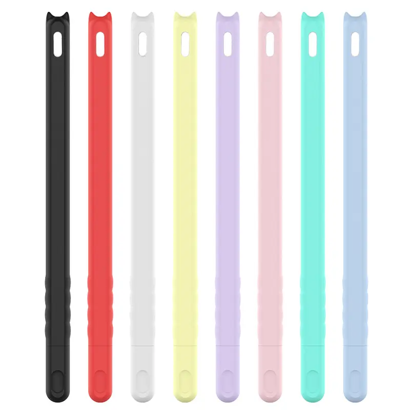 Soft Silicone Case For Apple Pencil 2 Generation Cartoon Design Tablet Accessories Multi-colors Cover For Ipad Pencil