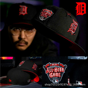หมวกเบสบอลทีมเบสบอลอเมริกันปิดสนิทหมวกฮิปฮอปปักขอบปิด - Product Image 4