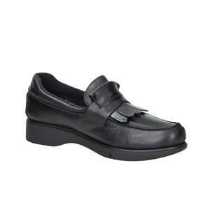 Mocassini da Donna Frau 53L8 in Pelle Nera, Scarpe Casual Slip-On - Product Image 6