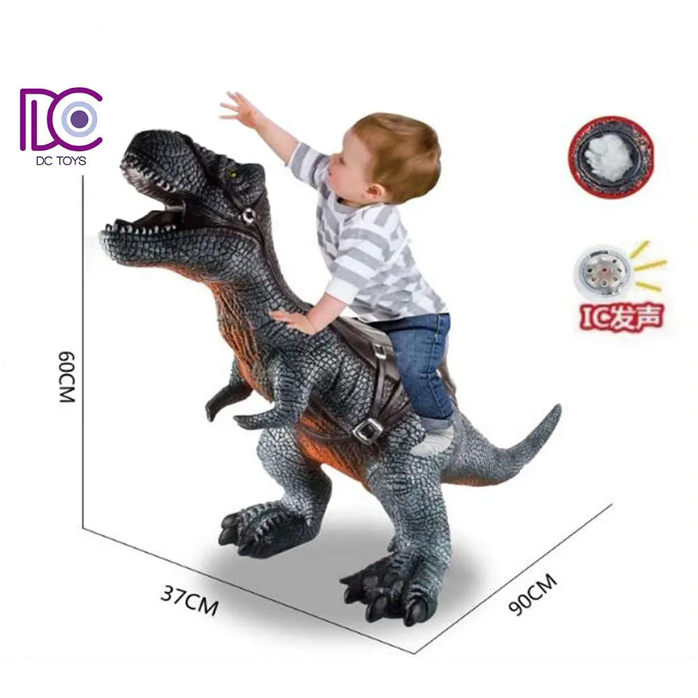 Gran vendedor, animales de juguete, dinosaurio animado, gran Animal para Evade pegamento, diseño de dinosaurio