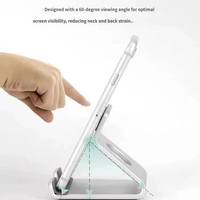 Support de téléphone de bureau, entièrement en métal, adapté aux tablettes des personnes paresseuses, portable et stable sans trembler, libérant vos mains