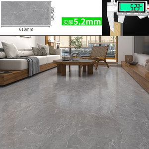 Suelo SPC con Patrón <span class=keywords><strong>de</strong></span> Mármol, Resistente, con Núcleo <span class=keywords><strong>de</strong></span> Piedra y Plástico, Vinilo Impermeable en Losetas, para Varios <span class=keywords><strong>Tipos</strong></span> <span class=keywords><strong>de</strong></span> Suelo, 3X6dm - Product Image 3