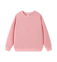 Sans logo ni étiquettes, stock et services OEM/ODM disponibles. Sweat-shirt à col rond 330g, pull décontracté rétro ample uni pour homme