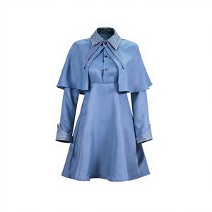 Disfraz de Halloween Echo Cosplay, uniforme escolar de Beauxbatons, poliéster para mujeres adultas - Product Image 1