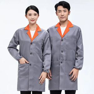 Vestes boutonnées extra longues personnalisées Vêtements de travail de technicien électricien en usine Paideng Vêtements de travail personnalisés - Product Image 2